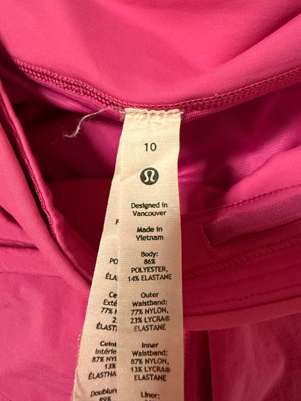 Lululemon Speed Up Athletic Shorts Long *4" Hot Pink Highlight Sonic Sporty - Picture 9 of 15